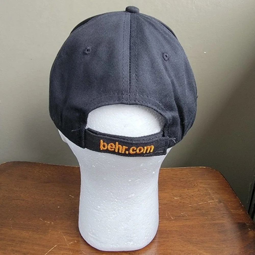 BEHR Paints Cap /‎ Hat Black Adjustable Paint Construction Bear
